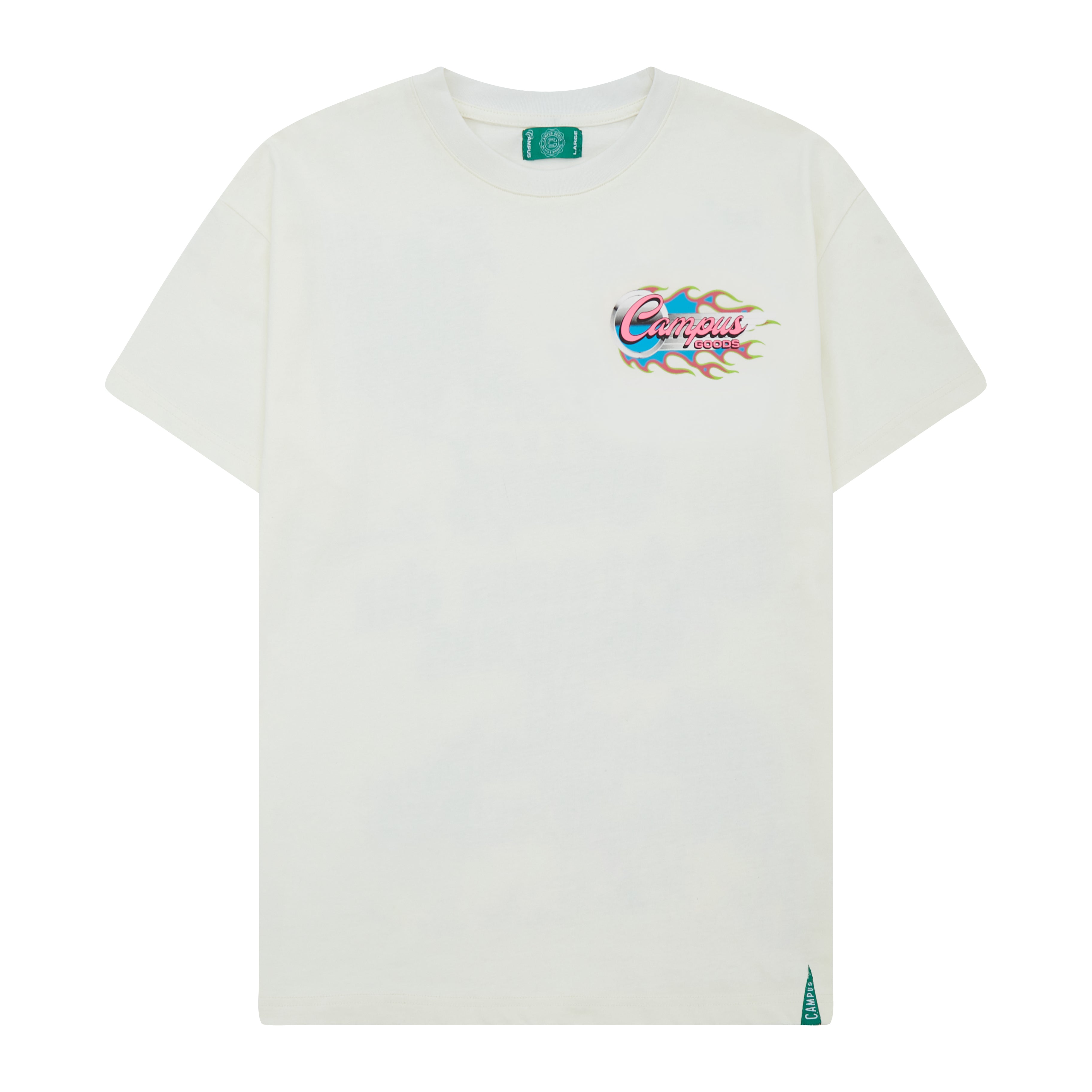 Fumes Crop Tee (Cream)